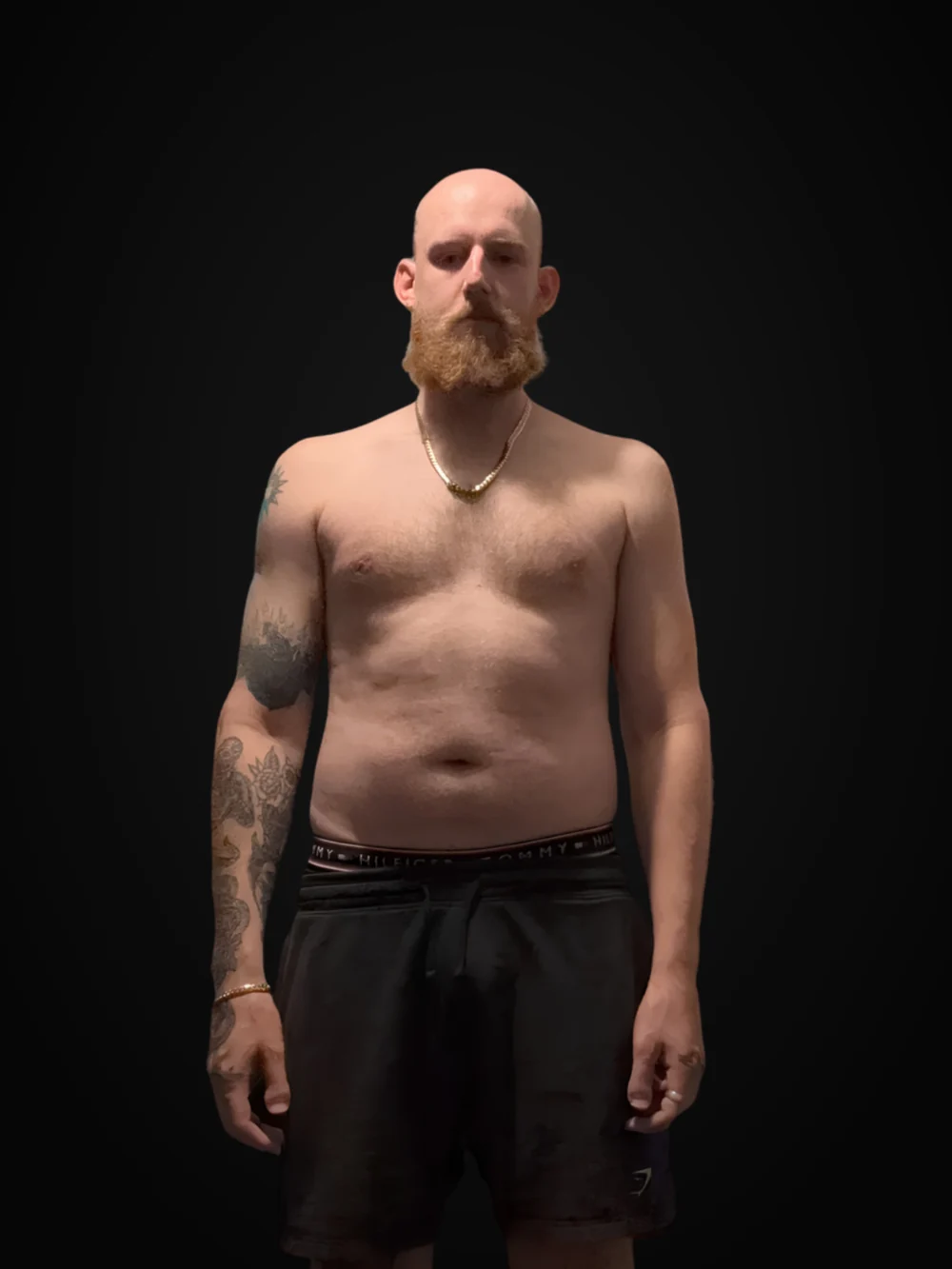 Dean before coaching, front on