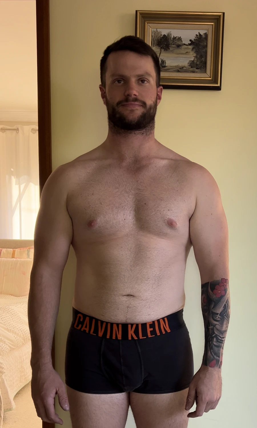 Rob before coaching, front on